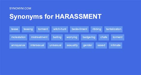 another word for harassed.